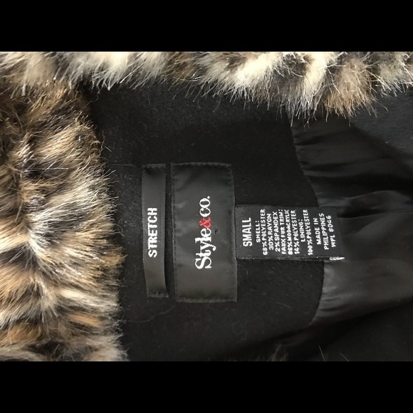 Vintage coat - Style & co. Coat size small - Picture 3 of 4